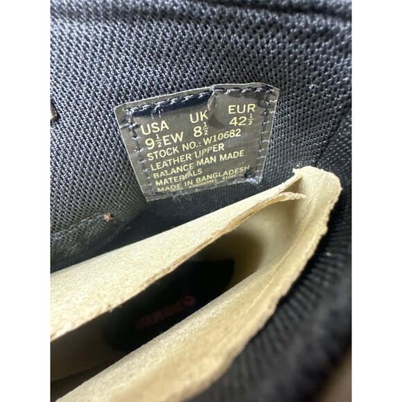 Wolverine Mens Brown Leather 10" Work Boots Size 9.5 Extra Wide Waterproof - Picture 7 of 10